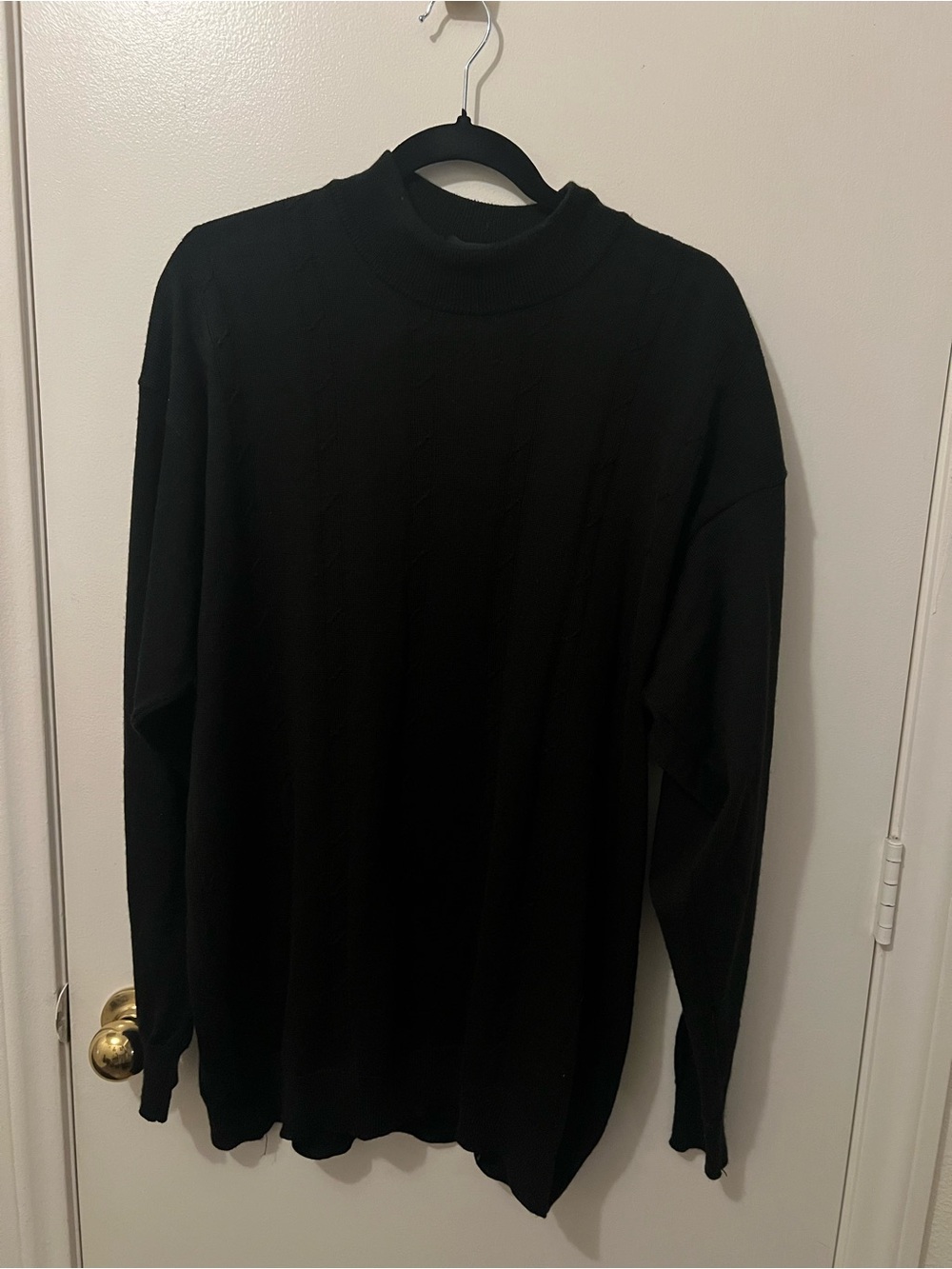 Vintage Bachrach Black Turtleneck Sweater